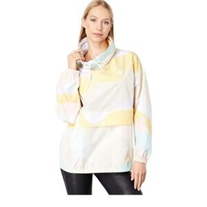 New Balance Mystic Minerals‎ Anorak Jacket XL Multicolor Pastel Pullover Top NWT